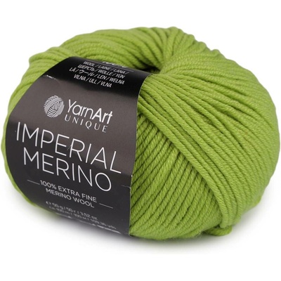 Pletací příze Imperial 100% Merino 50 g Varianta: 10 (3331) zelená jablková, Balení: 1 ks 62571/162934/291350