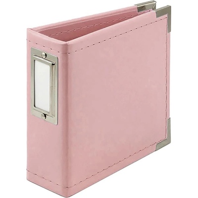 WE R MEMORY KEEPERS SCRAPBOOKOVÉ ALBUM 4"X4" - PRETTY PINK / Růžové