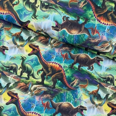 Kočárkovina OXFORD Digital - Dinosauři