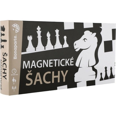 Šachy magnetické společenská hra v krabičce 20x10x4cm