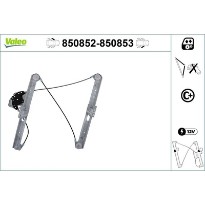Zvedací zařízení oken VALEO 850853