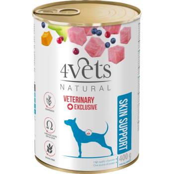 4Vets NATURAL 4Vets Подкрепа за кожата на кучета 400 г