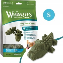 Whimzees dentální aligátor S 15 g/24 ks