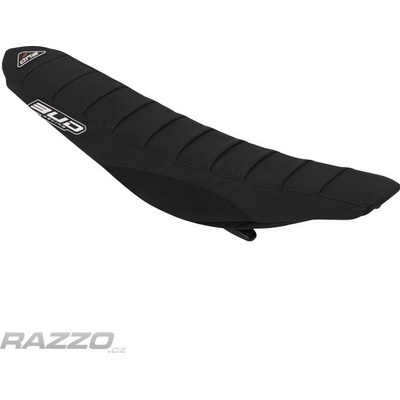 Potah sedla BudRacing Seat Cover FullTraction Honda CRF250R 04-09 Black Bud logo