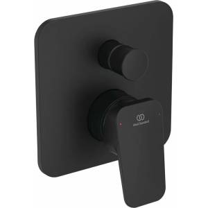 Ideal Standard Смесител за вана и душ Ideal Standard Ceraplan, матово черен, със скрито тяло (BD259XG)