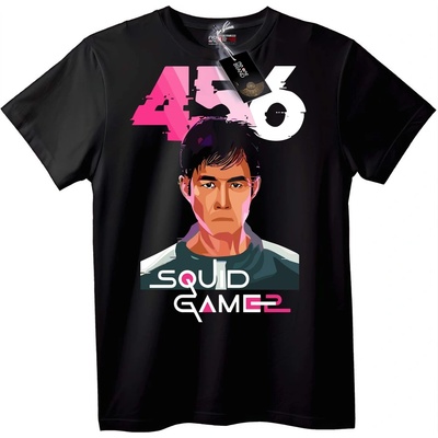 Тениска Squid Game 2 456 - XS, White