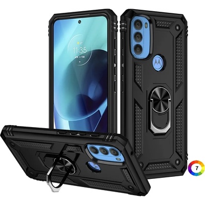 Motorola Moto G71 5G Удароустойчив Ring Holder Калъф и Протектор
