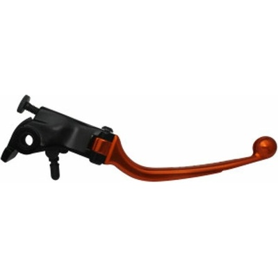 ACCOSSATO Adjustable folding lever ACCOSSATO LV012 in aluminium for original brake master cylinders oranžová