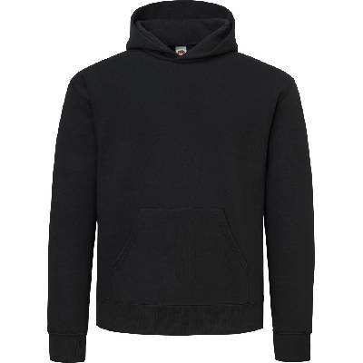 Fruit of the Loom COTT | FOL | Суитшърт с качулка Supercotton, черен, XL (16278000204)