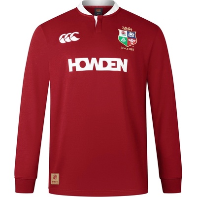 Canterbury Риза с дълъг ръкав Canterbury British and Irish Lions 2025 Long Sleeve Classic Shirt Adults - Red Dahlia