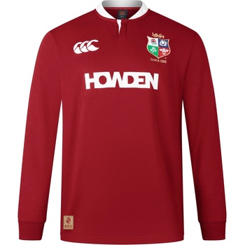 Image 1 of Canterbury Риза с дълъг ръкав Canterbury British and Irish Lions 2025 Long Sleeve Classic Shirt Adults - Red Dahlia