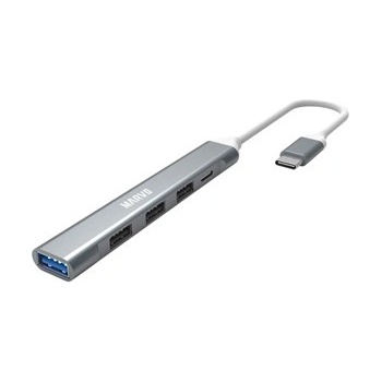 MARVO USB (3.0) hub 5-port, UH008, метален, Marvo (UH008)