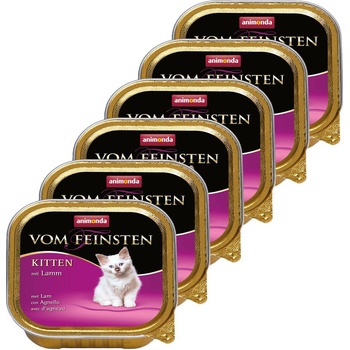 Animonda Vom Feinsten Kitten - агне 6 x 100 г