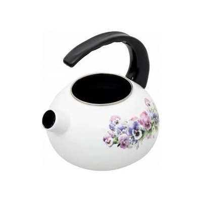 Non-electric kettle from 2388 enamel 2.2 l flowers