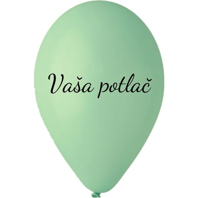 Svet balonku Balónik s textom Mätovo zelený 26 cm