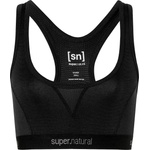 super. natural Дамски спортен сутиен Super. natural Women's Tundra 220 Semplice Bra Sports bra - Jet Black (114-2951-0413)