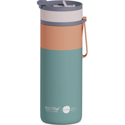 Asobu termohrnek 600 ml zelený oranžový