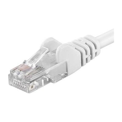 PremiumCord SPUTP010W UTP RJ45-RJ45 CAT5e, 1m, bílý