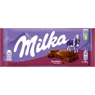 Milka Zartherb tmavá z alpského mléka 90 g
