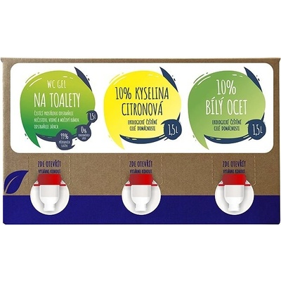 AlzaEco čistící prostředky 3 x 1,5 l