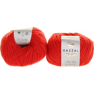 Gazzal Wool 115 3318 červená