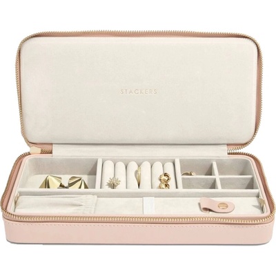 Stackers cestovní šperkovnice Blush Sleek Necklace Travel růžová 74306