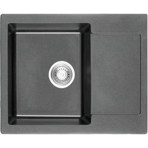 Inter Ceramic Гранитна мивка icgs 8220 gray - за монтаж върху плот (icgs 8220gray) Мивка за вграждане