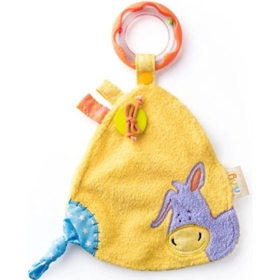Niny Бебешка играчка за гушкане с дрънкалка Niny - Магаренцето Лаки (700014)