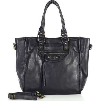 Mazzini Marco mazzzini černá shopper bag s kapsou v170d