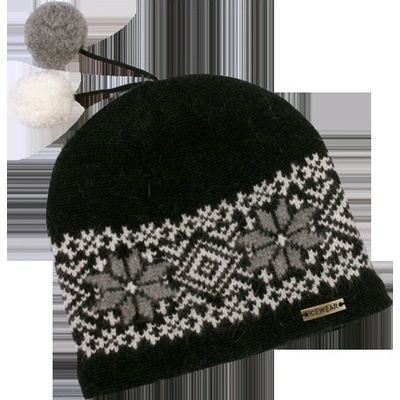 NORwear angora s bambulkami černá