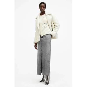 AllSaints Дънкова пола NOIR MAXI (W023RB)