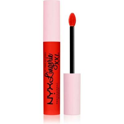 NYX Professional Makeup Lip Lingerie XXL tekutá rtěnka s matným finišem 27 On Fuego 4 ml