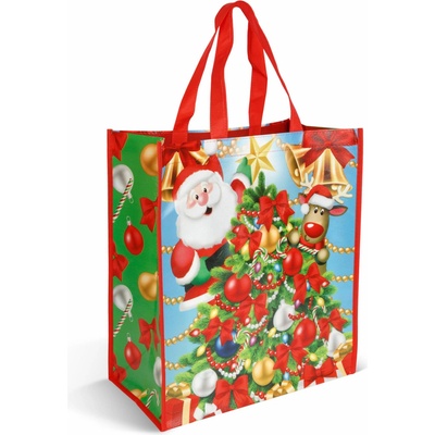 Vianočná darčeková taška - 35 x 39 x 18 cm - 2 druhy