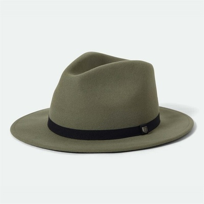 Brixton Messer Packable Fedora Olive Surplus/Black