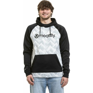 Meatfly мъжка технична суитшърт Gravel White Mountains Meatfly | Cheren | МЪЖЕ | XL