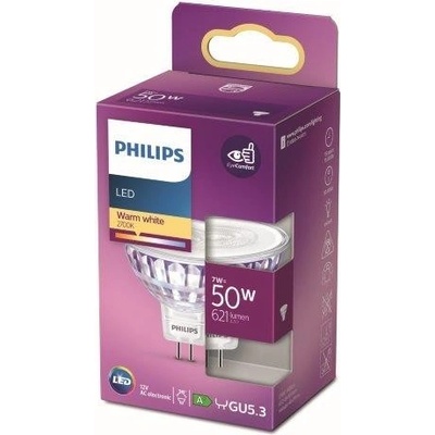 Philips 8718699773977 LED žárovka 1x7W GU5,3 621lm 2700K teplá bílá, bodová, Eyecomfort