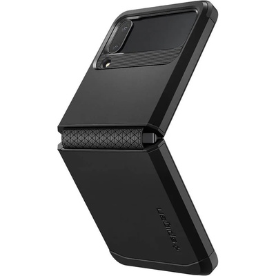 Spigen Tough Armor Case - хибриден кейс с най-висока степен на защита на Samsung Galaxy Z Flip 4 (черен)