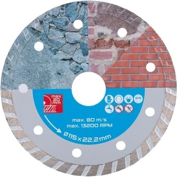 DIAMANT kotúč diamantový 115mm TURBO