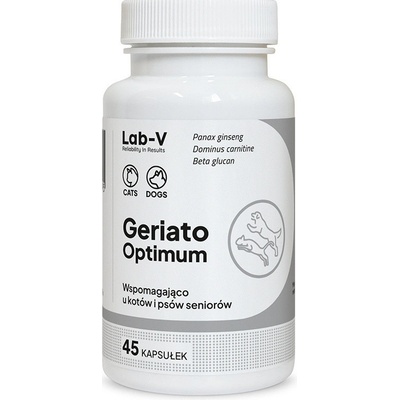 LAB-V Geriato Optimum Podpora zdravia seniorov pre psy a mačky 45 kapsúl