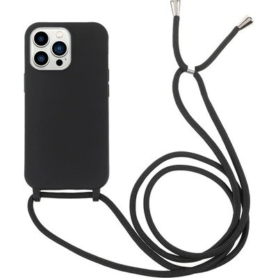 AppleMix Apple iPhone 13 Pro Max - Šnúrka na zavesenie Čierny