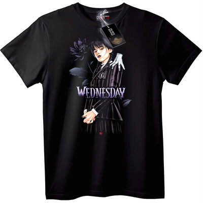 NOONEBRAND Тениска Wednesday - XL, Black