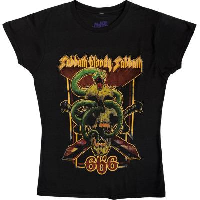 Black Sabbath Bloody Sabbath 666 Black S Дамски Риза (BSTS32LB01)