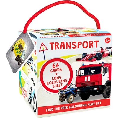 JM Pexeso na cesty s omalovánkami Doprava – Zboží Živě