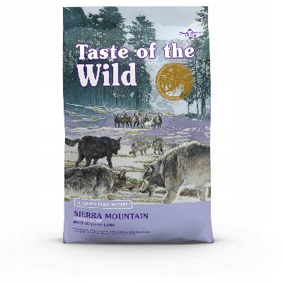 Jahňacie suché krmivo Taste of the Wild 12,2 kg (Taste of the Wild Sierra Mountain Suché krmivo s jahňacinou pre psov 12,2 kg)