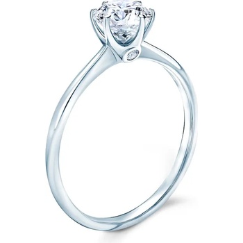 Image 1 of SAVICKI Годежен пръстен The Journey: бяло злато, бял сапфир