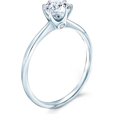 SAVICKI Годежен пръстен The Journey: бяло злато, бял сапфир