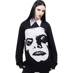 KILLSTAR унисекс пуловер KILLSTAR x THE EXORCIST - Somewhere Between Science And Superstition - Black - KSRA012747