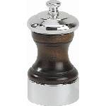 Peugeot Мелничка за сол Bistro дърво със сребро 10 см (19587)