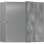Hansgrohe XtraStoris Rock - Ниша за вграждане в стена, с вратички, 30x30x14 см, матирана неръждаема стомана 56091800 (56091800)