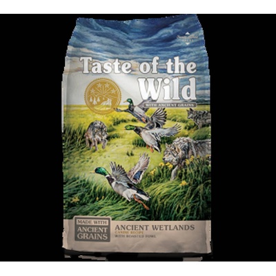 Taste of the Wild Wetlands Canine Recipe-Суха храна за израснали кучета с микс от три птичи меса 12, 2 кг